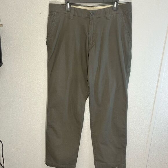 Columbia Sportswear Company Men’s 36x32 Straight Leg Green/Gray Work Cargo Pants - Picture 2 of 15